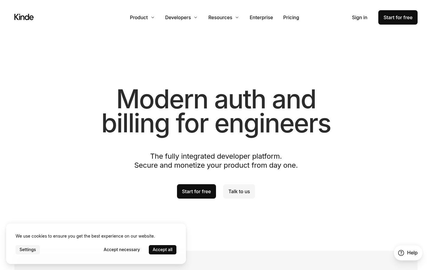 Homepage of the website, as captured