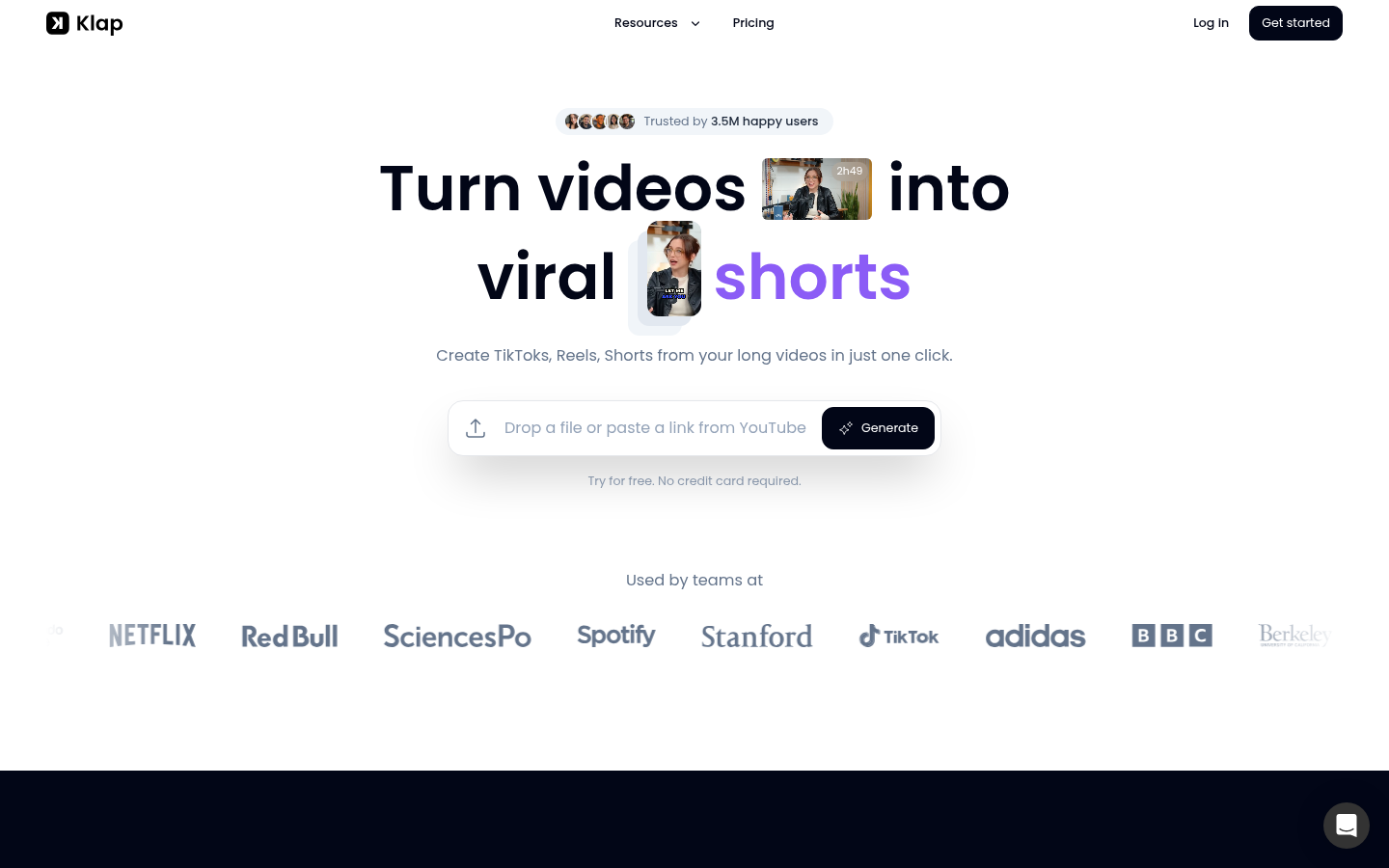 Homepage of the website, as captured