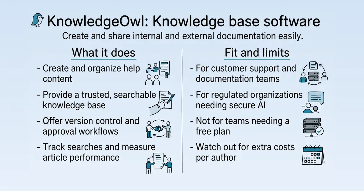 KnowledgeOwl at a glance