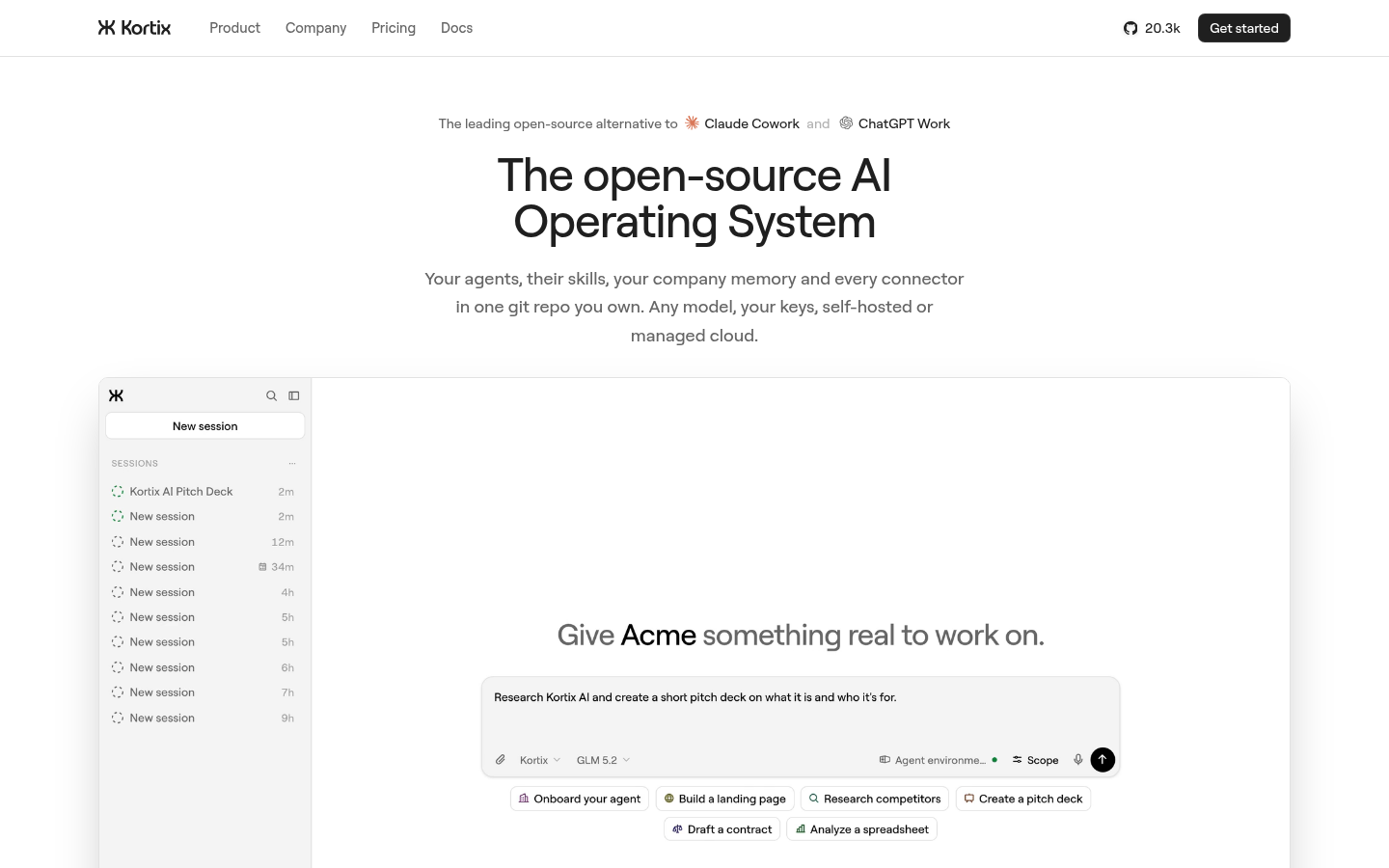 Homepage of the website, as captured