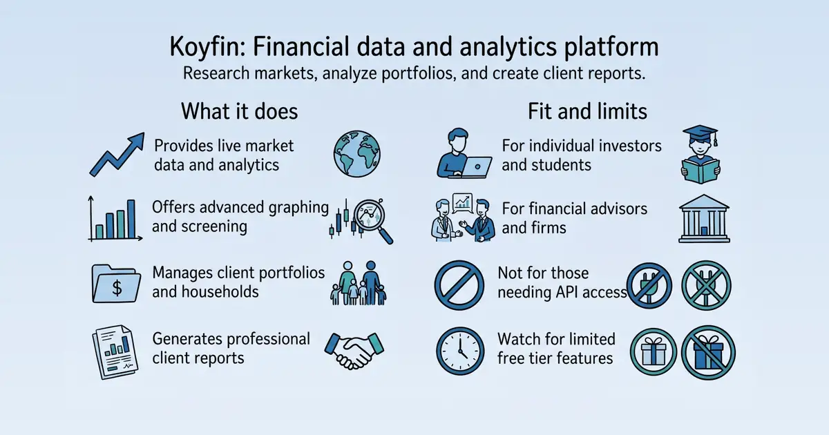 Koyfin at a glance