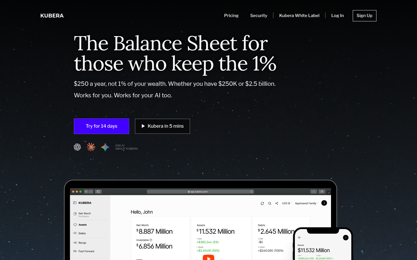 Homepage of the website, as captured