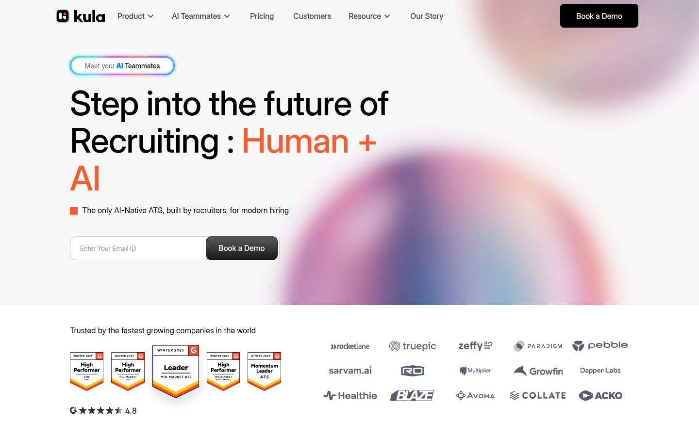 Homepage of the website, as captured