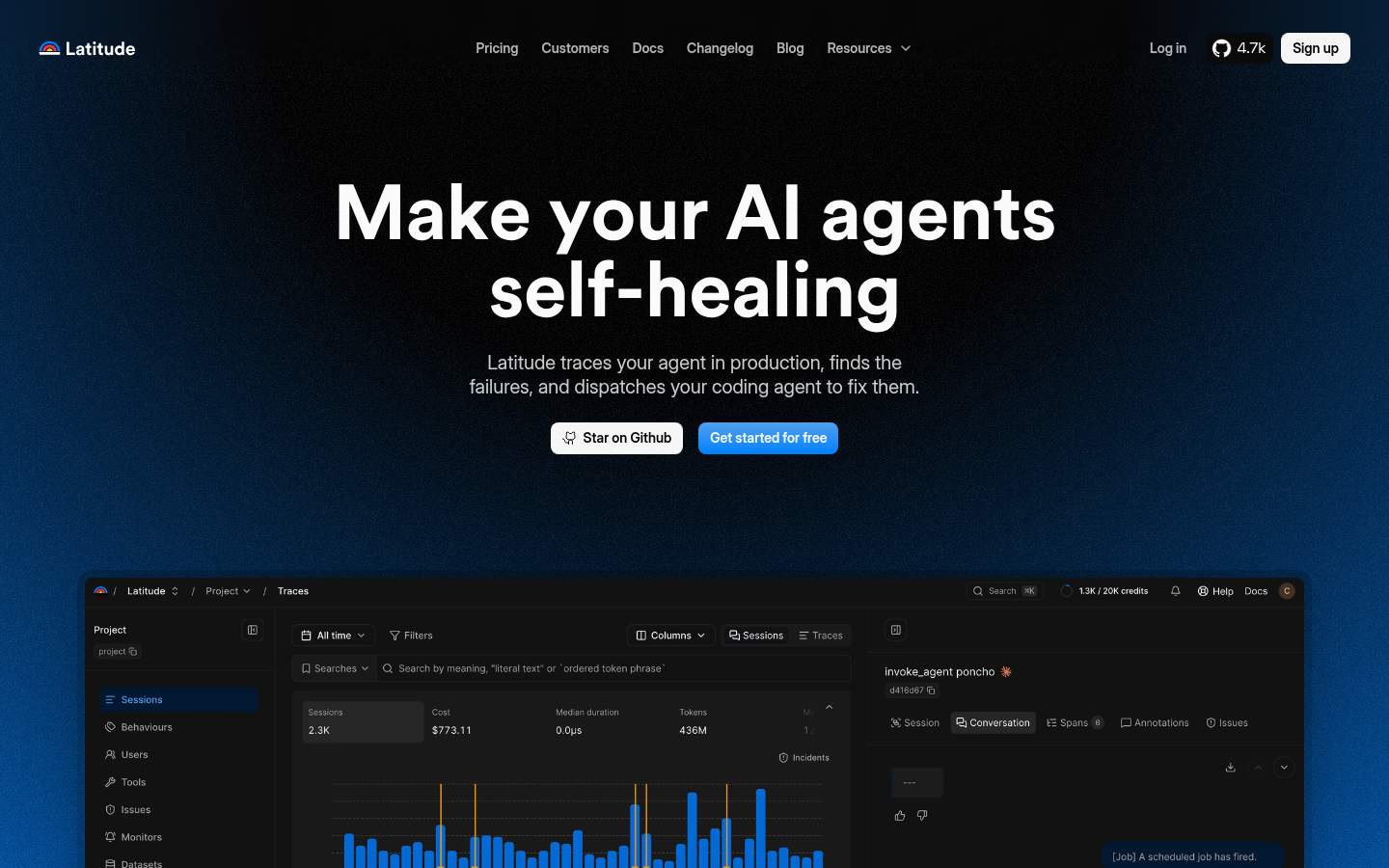 Homepage of the website, as captured