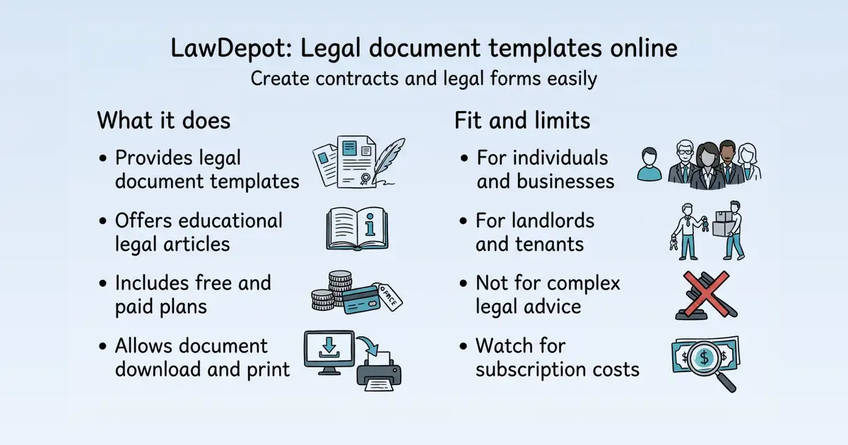 LawDepot at a glance