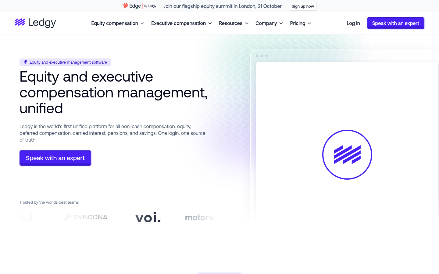 Homepage of the website, as captured