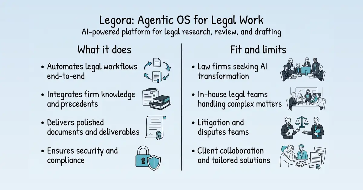 Legora at a glance
