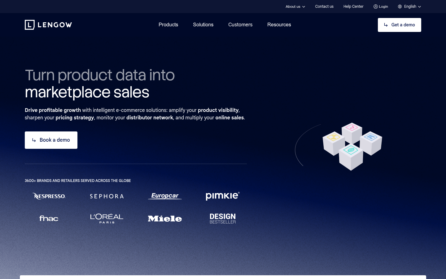 Homepage of the website, as captured