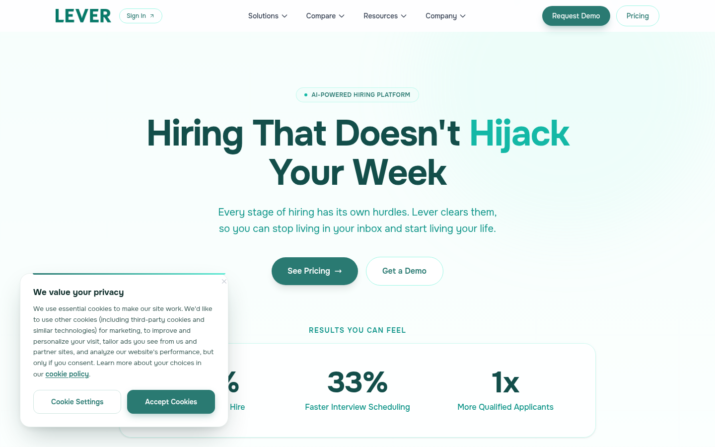 Homepage of the website, as captured
