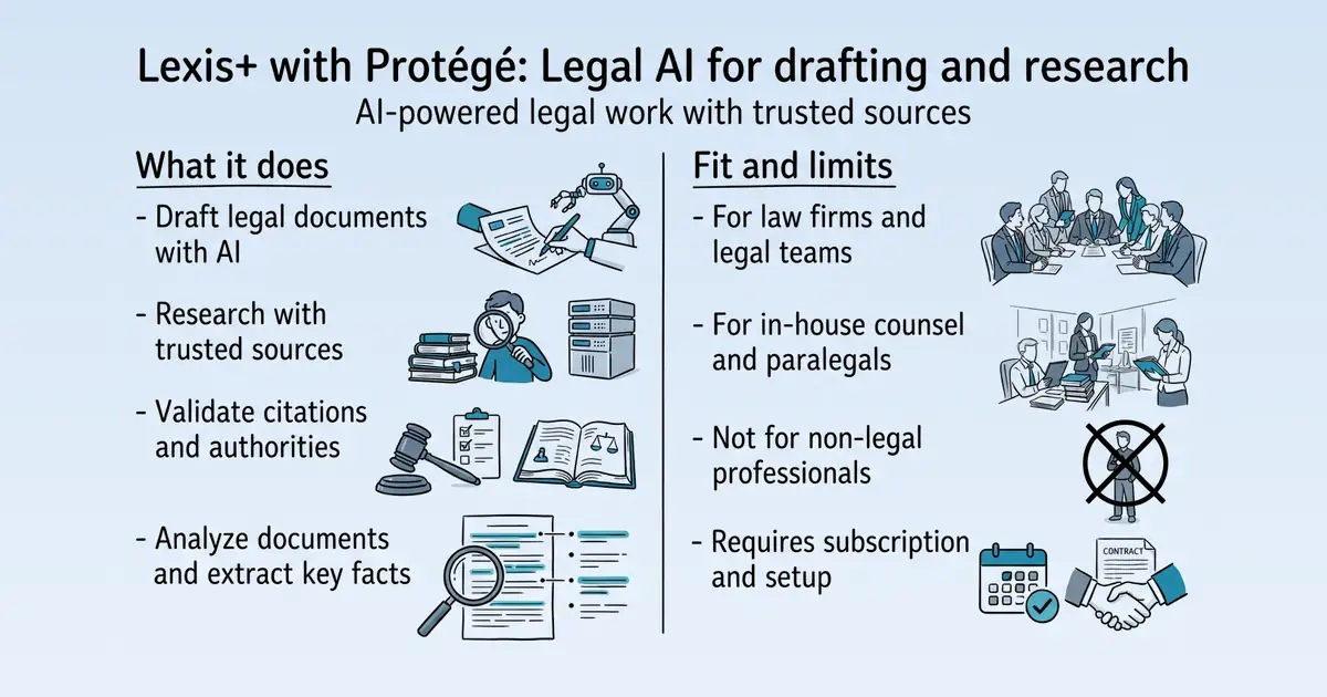 Lexis+ with Protégé at a glance