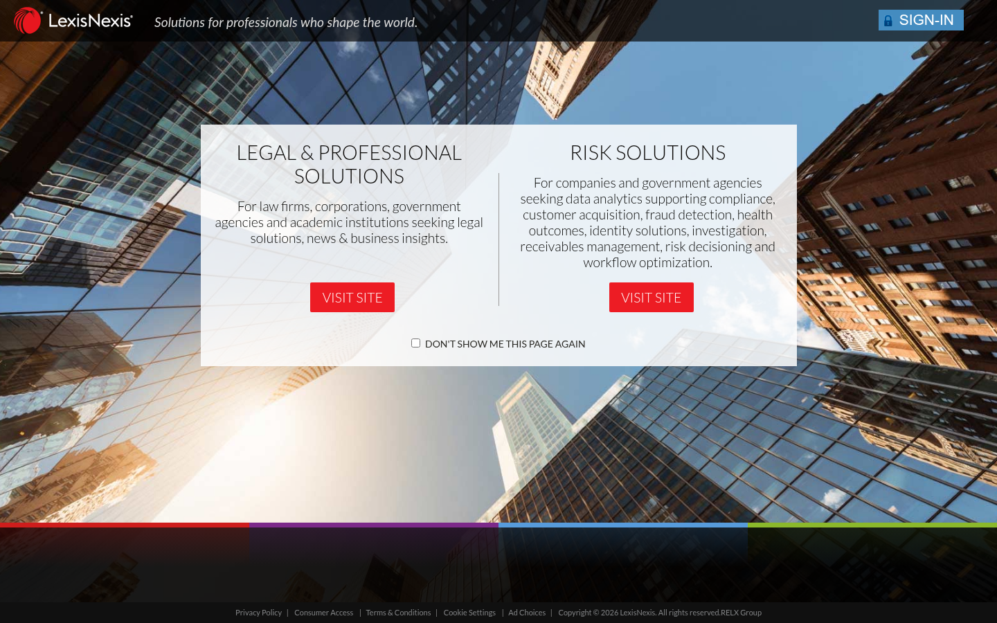 Homepage of the website, as captured