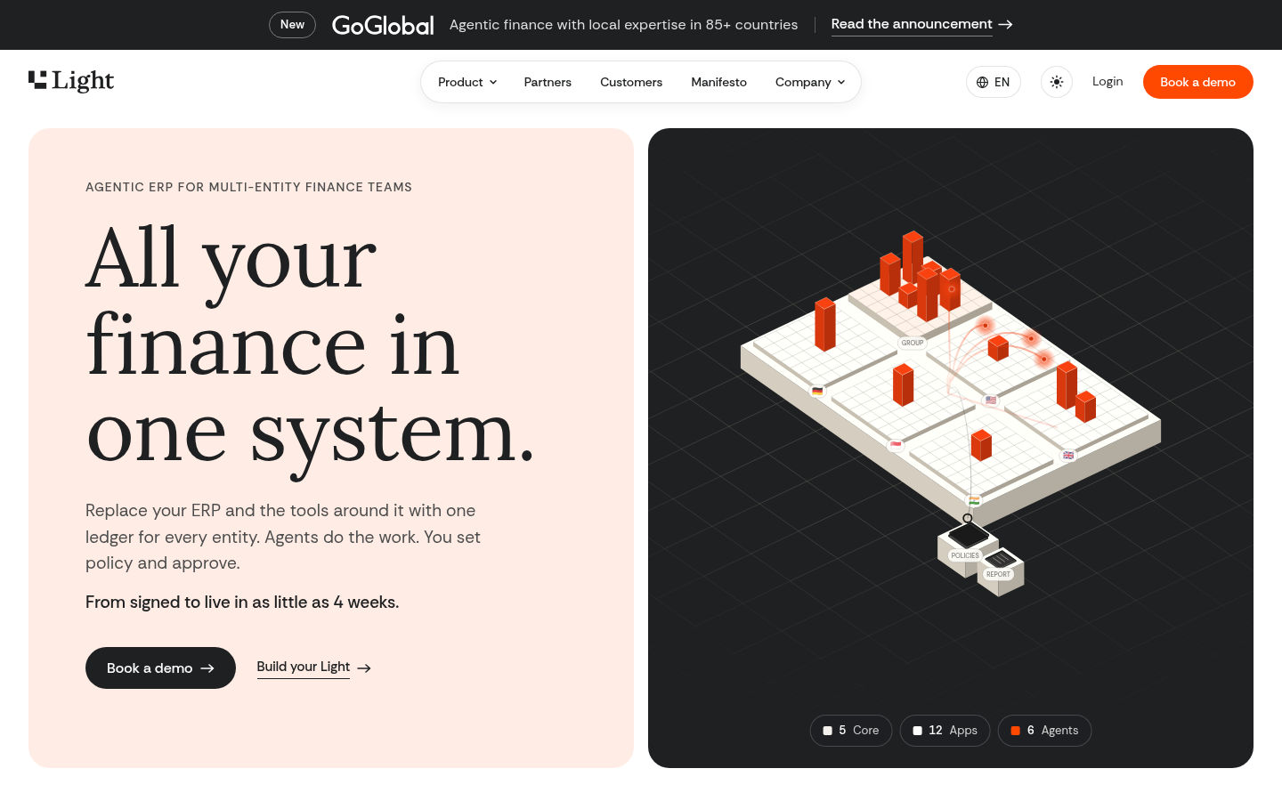 Homepage of the website, as captured
