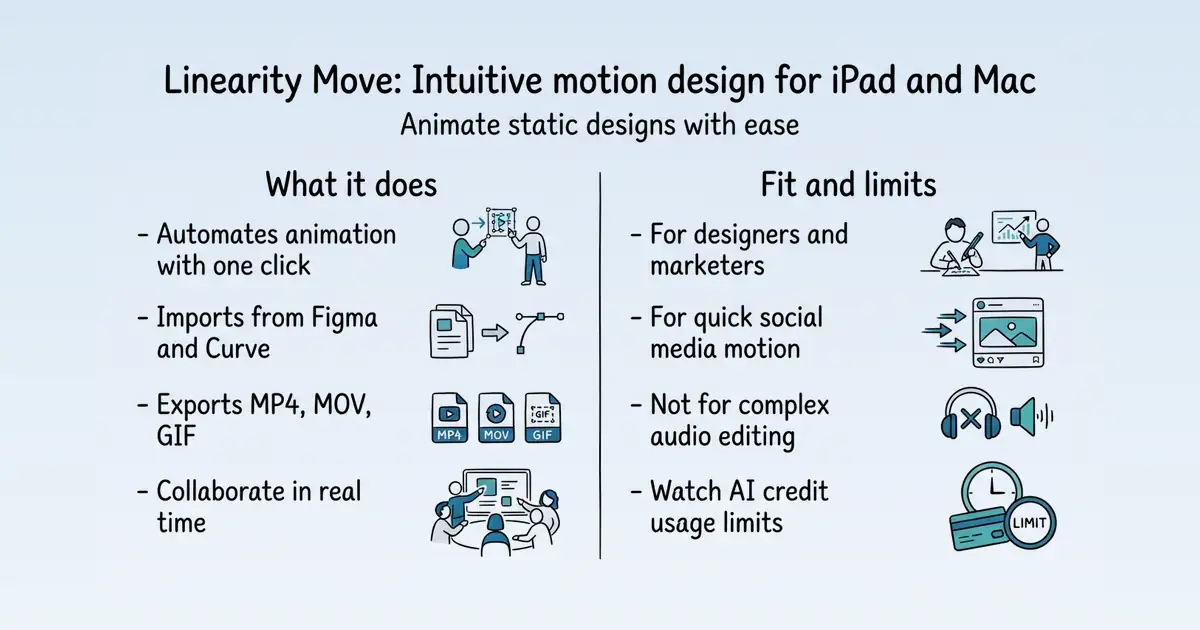 Linearity Move at a glance