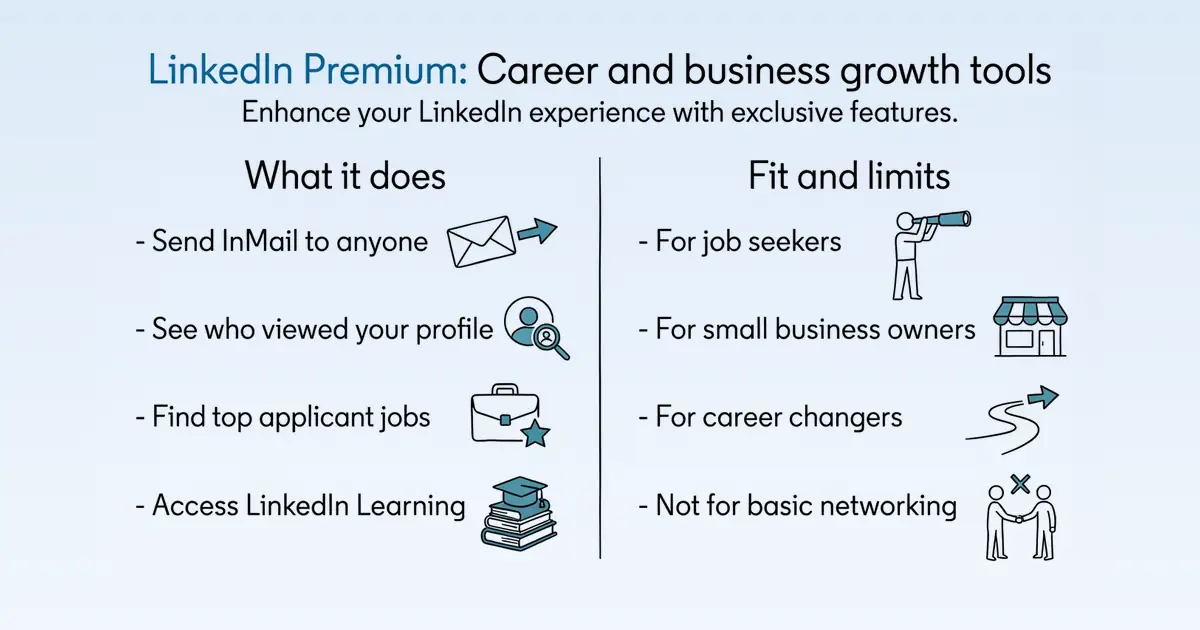 LinkedIn Premium at a glance