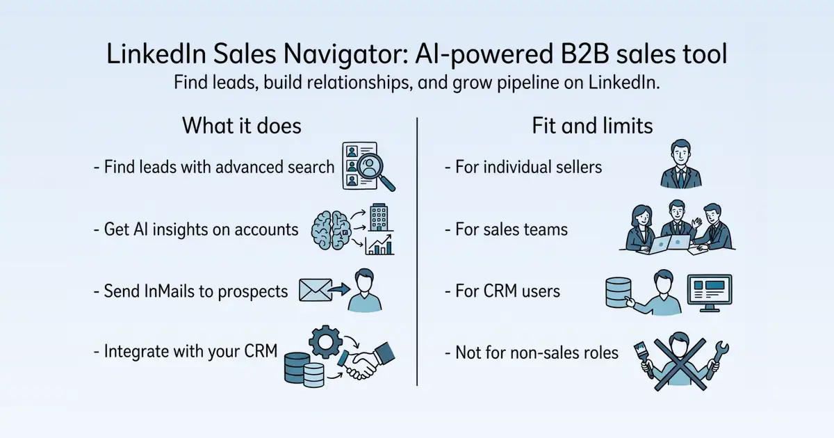 LinkedIn Sales Navigator at a glance
