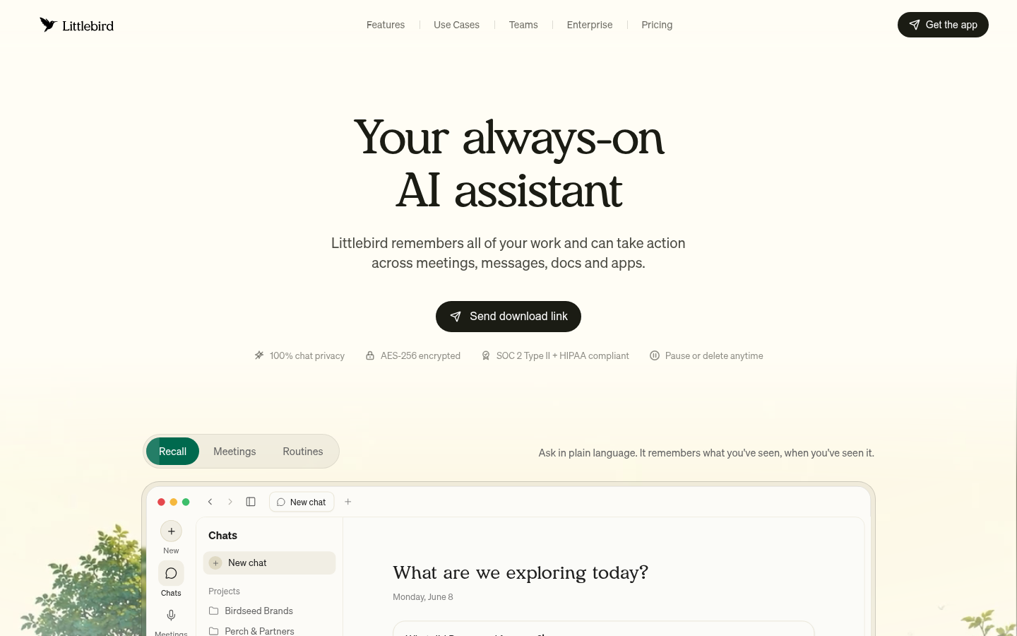 Homepage of the website, as captured