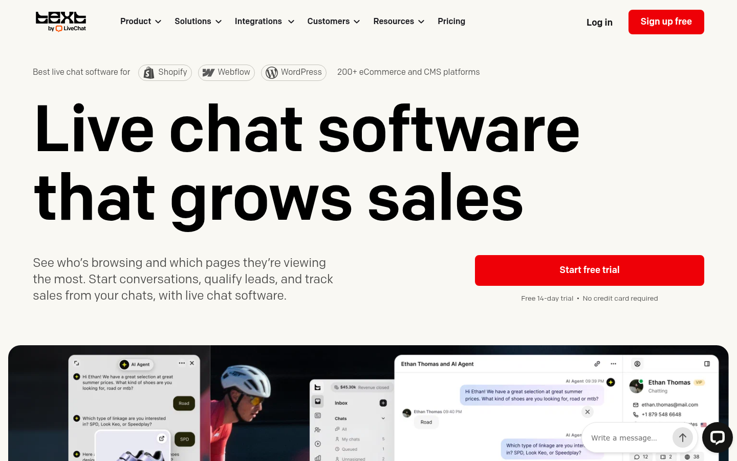 Homepage of the website, as captured