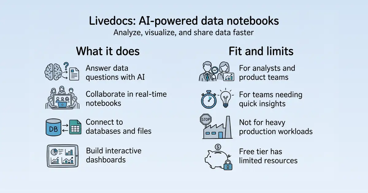 Livedocs at a glance