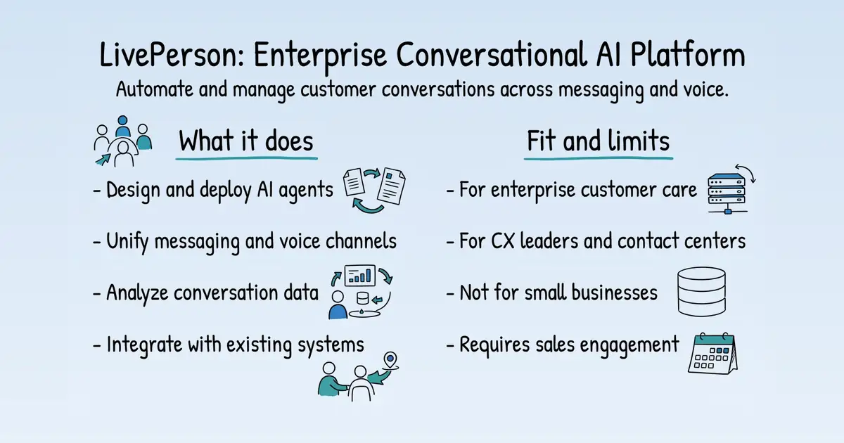 LivePerson Conversational Cloud at a glance