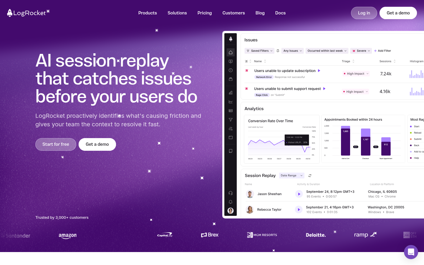 Homepage of the website, as captured