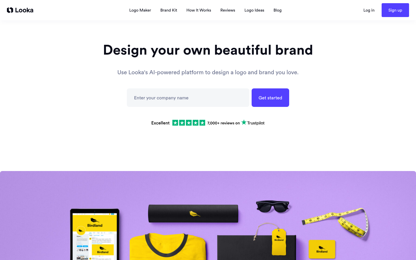 Homepage of the website, as captured