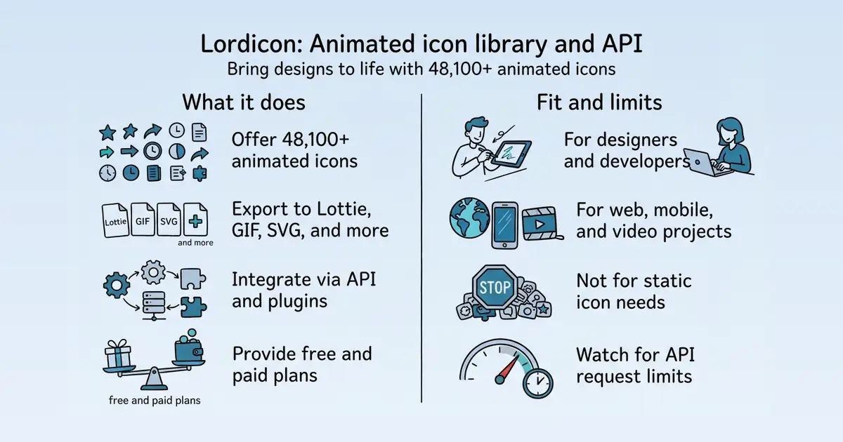 Lordicon at a glance