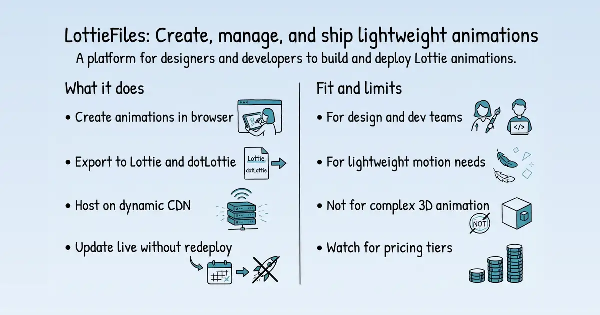 LottieFiles at a glance