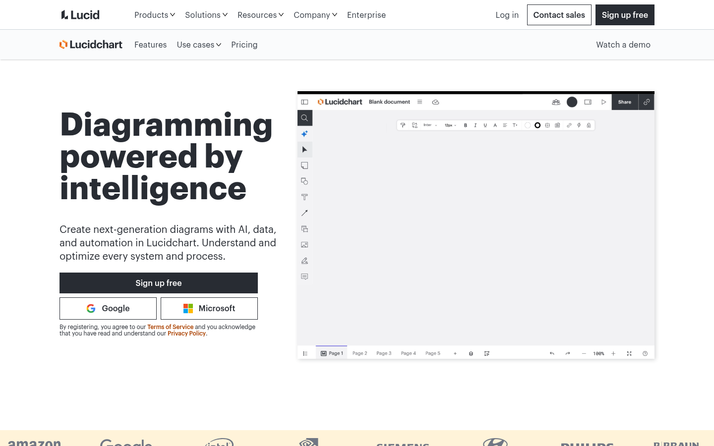Homepage of the website, as captured