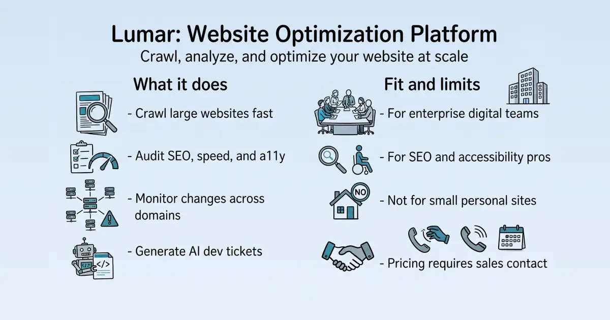 Lumar at a glance