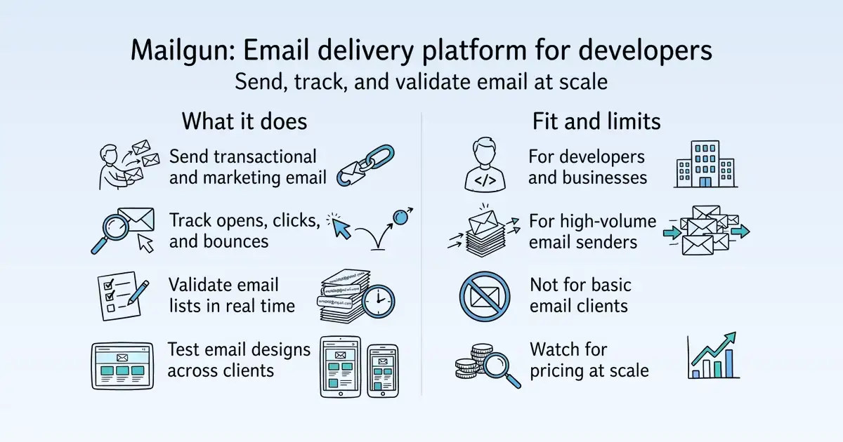 Mailgun at a glance