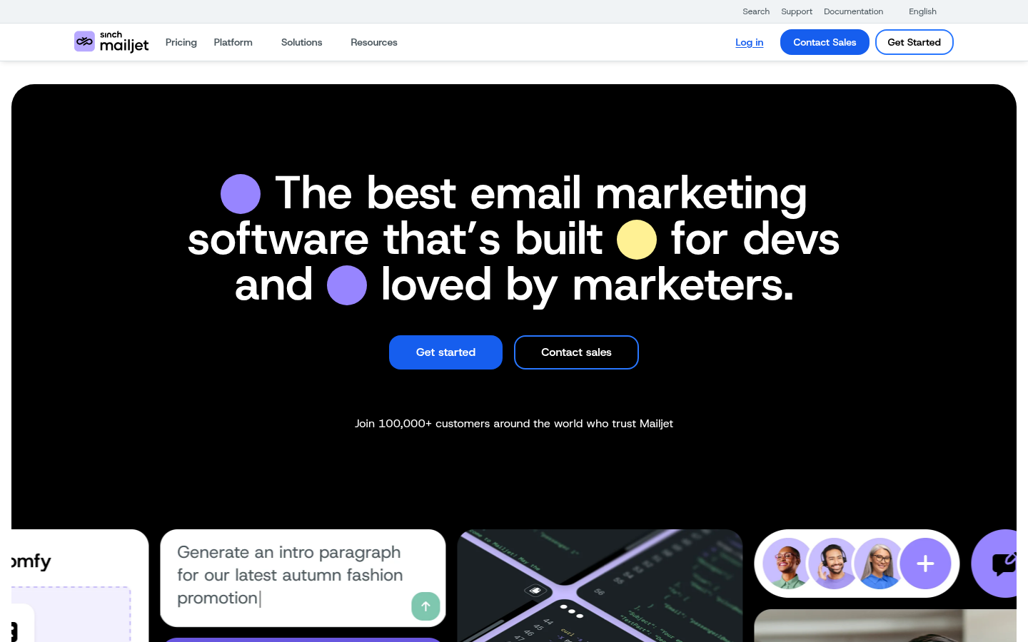 Homepage of the website, as captured