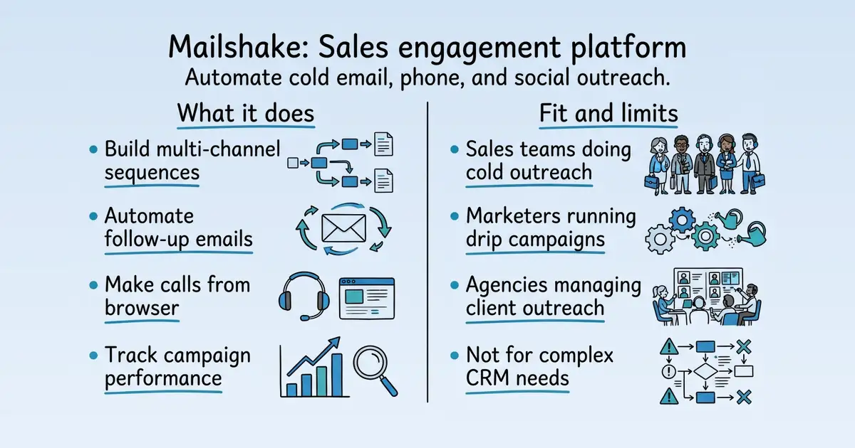 Mailshake at a glance