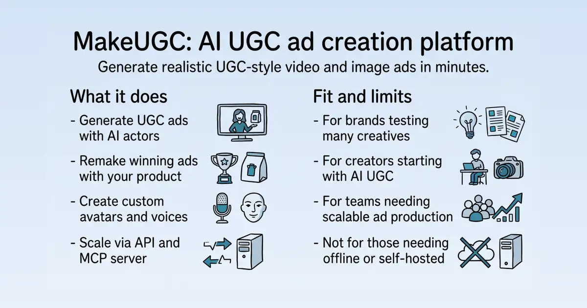 MakeUGC at a glance