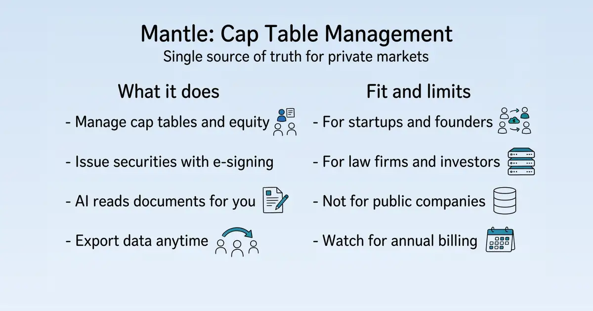 Mantle at a glance