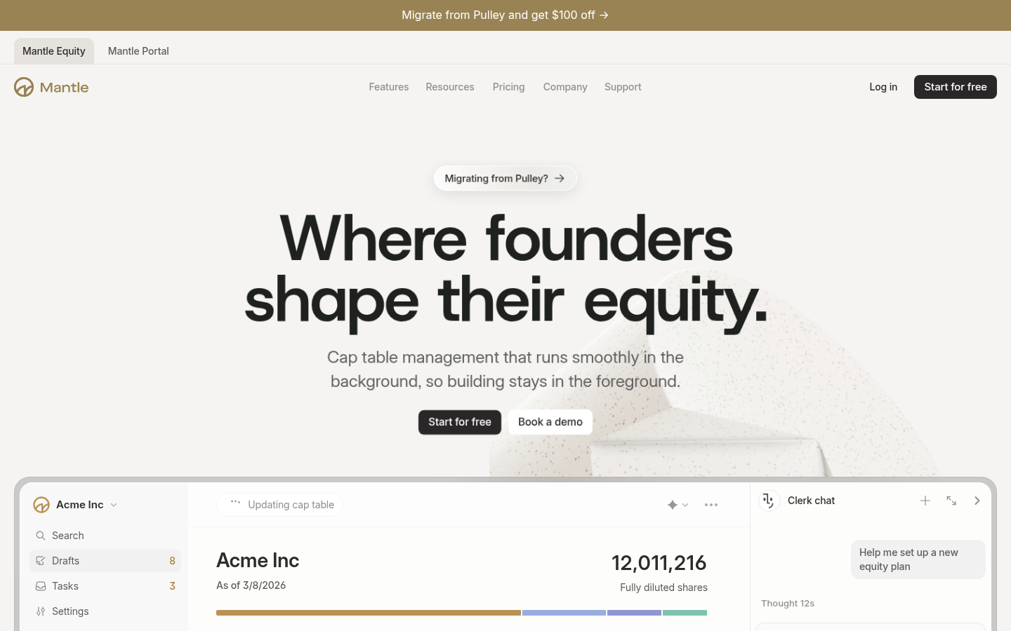 Homepage of the website, as captured