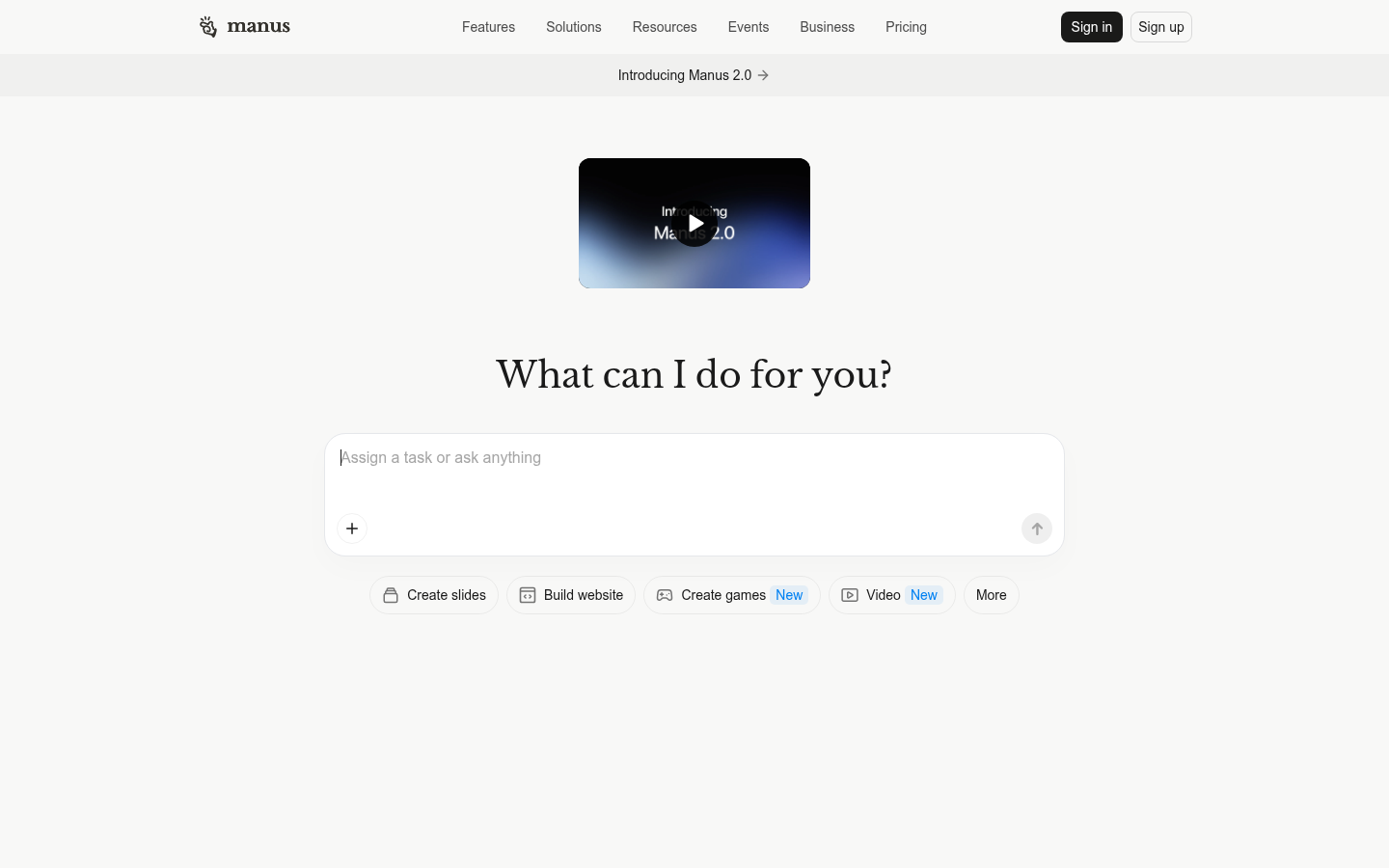 Homepage of the website, as captured