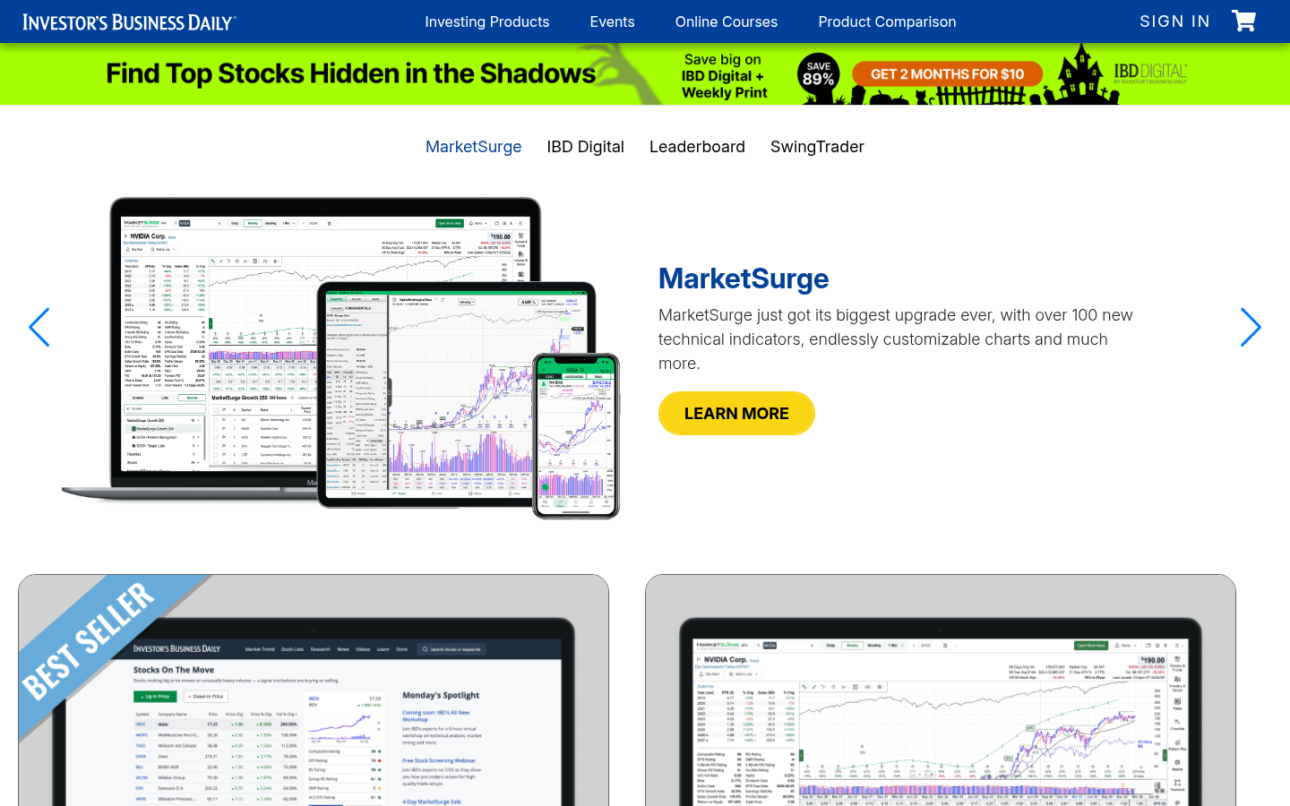 Homepage of the website, as captured