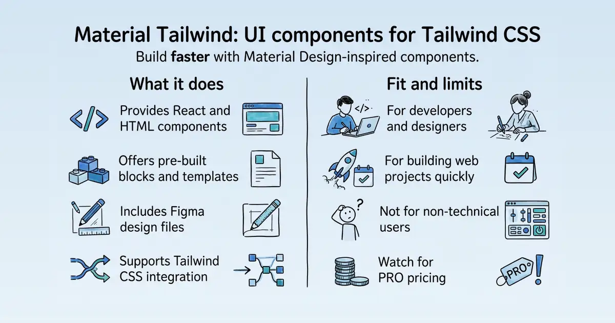 Material Tailwind at a glance
