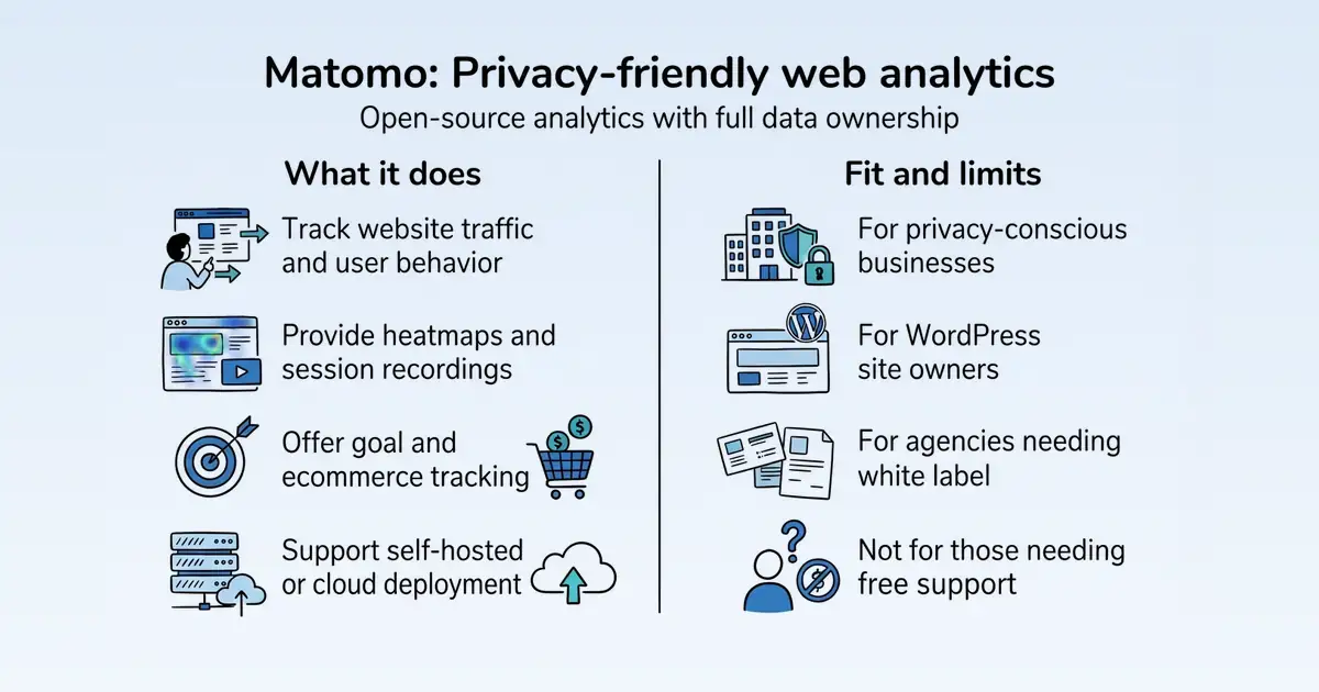 Matomo Analytics at a glance