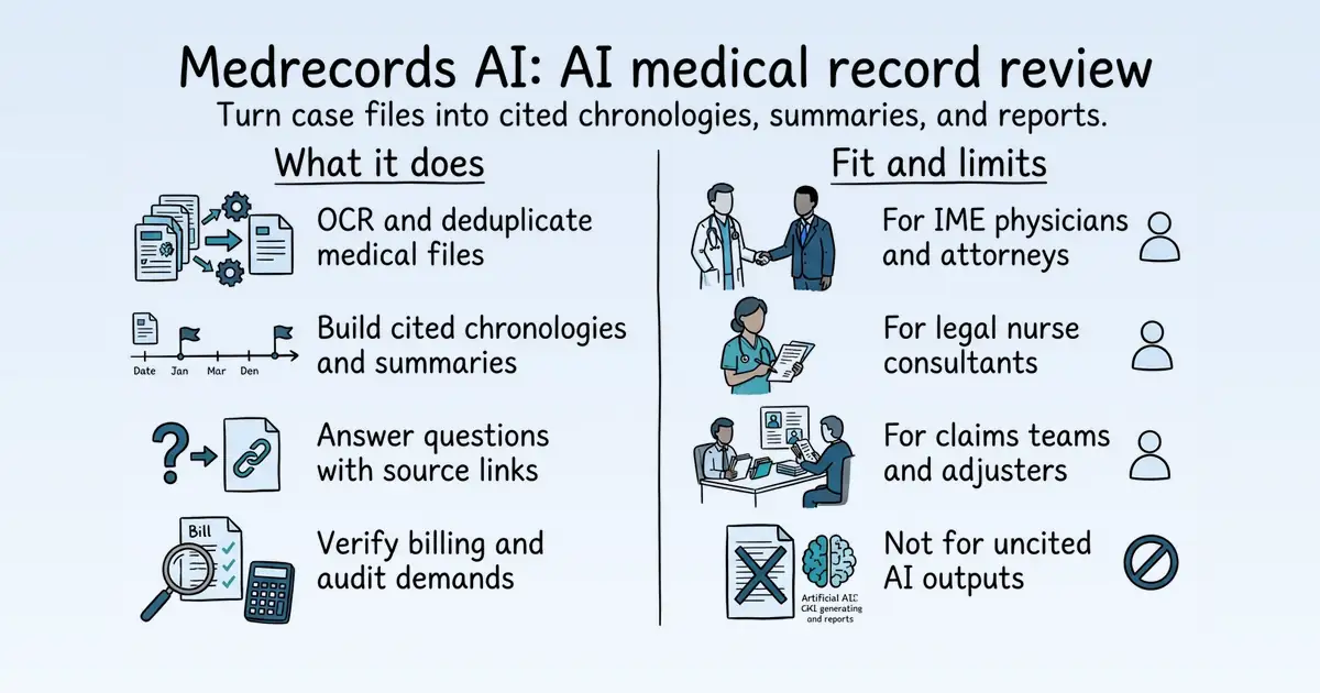 Medrecords AI at a glance