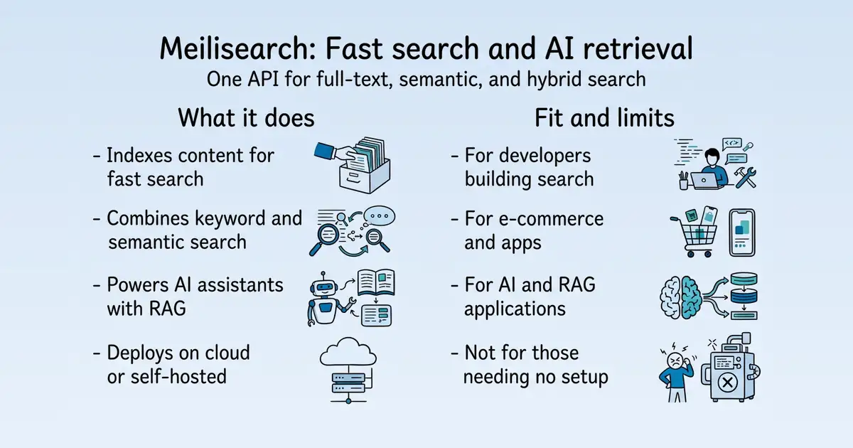 Meilisearch at a glance