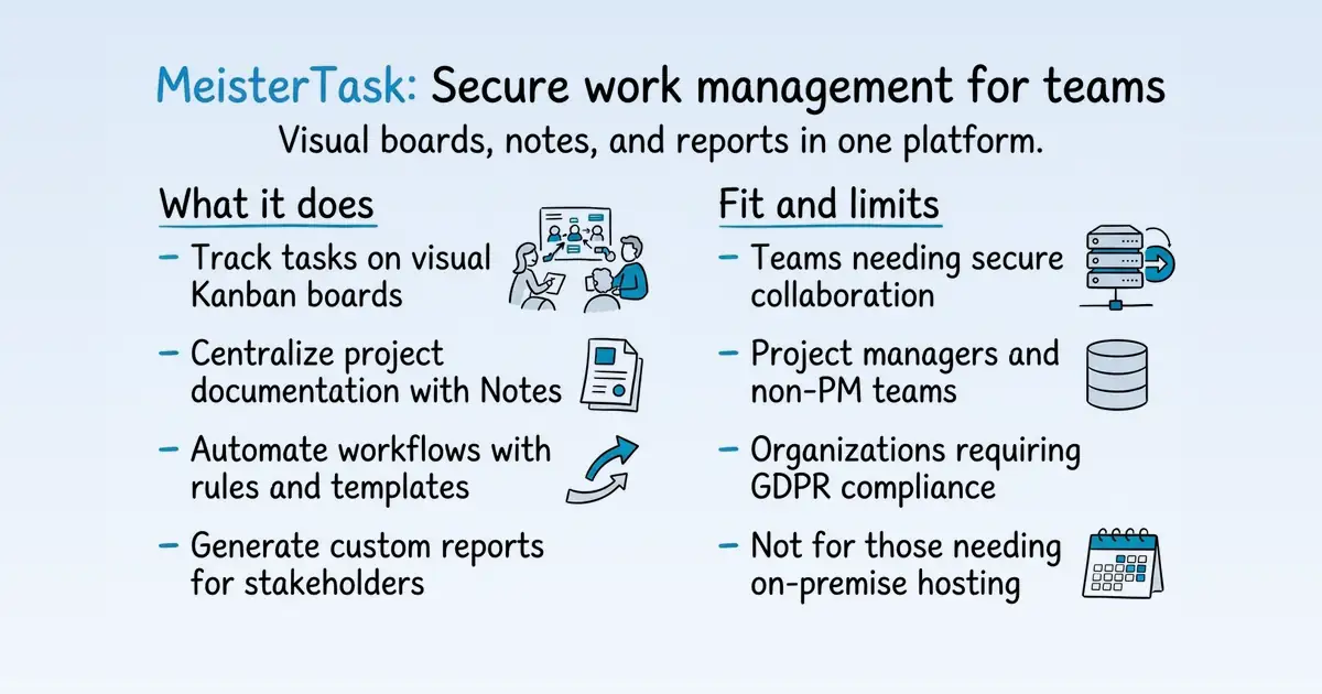 MeisterTask at a glance