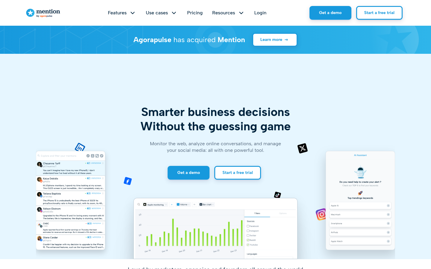 Homepage of the website, as captured