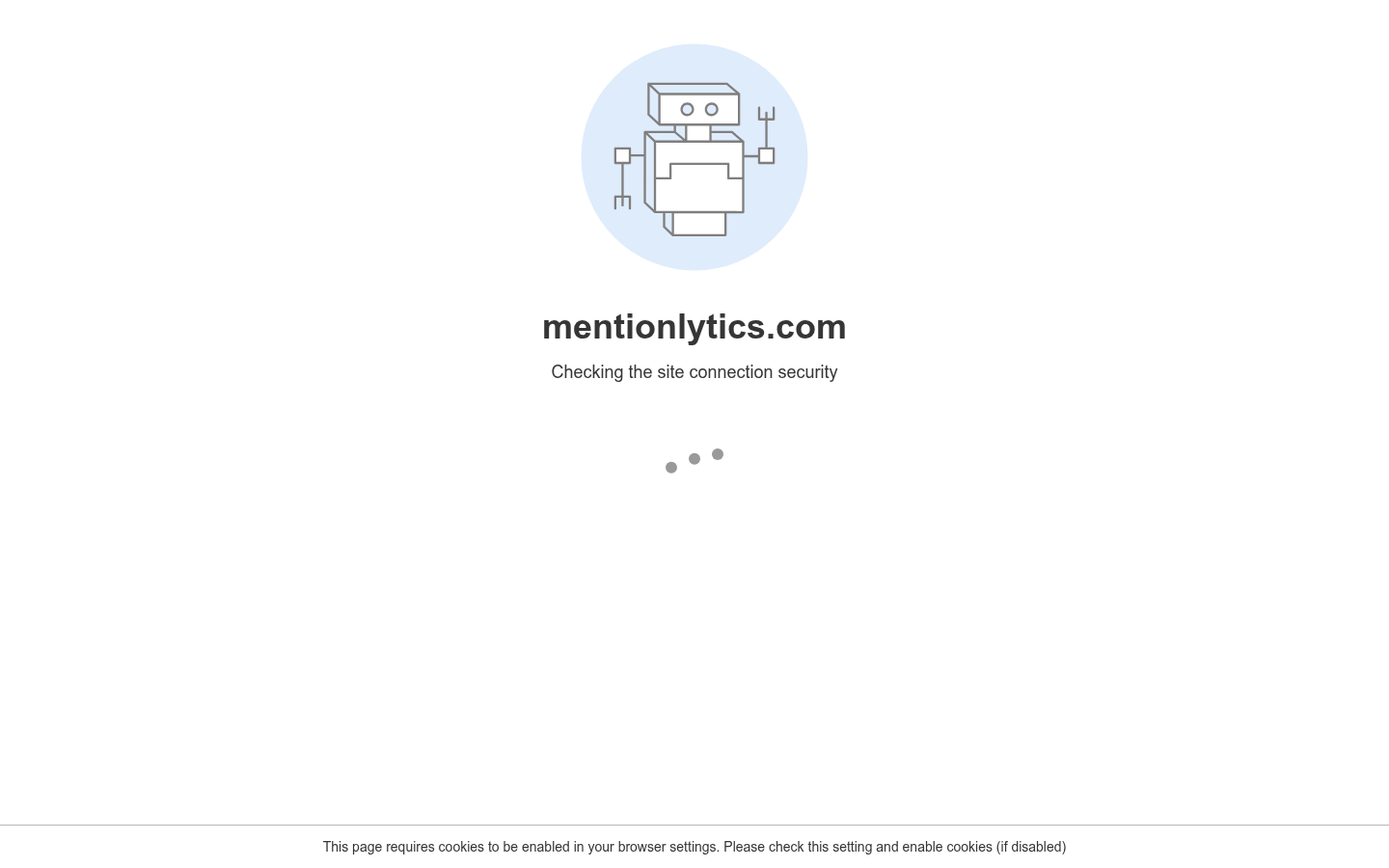 Homepage of the website, as captured