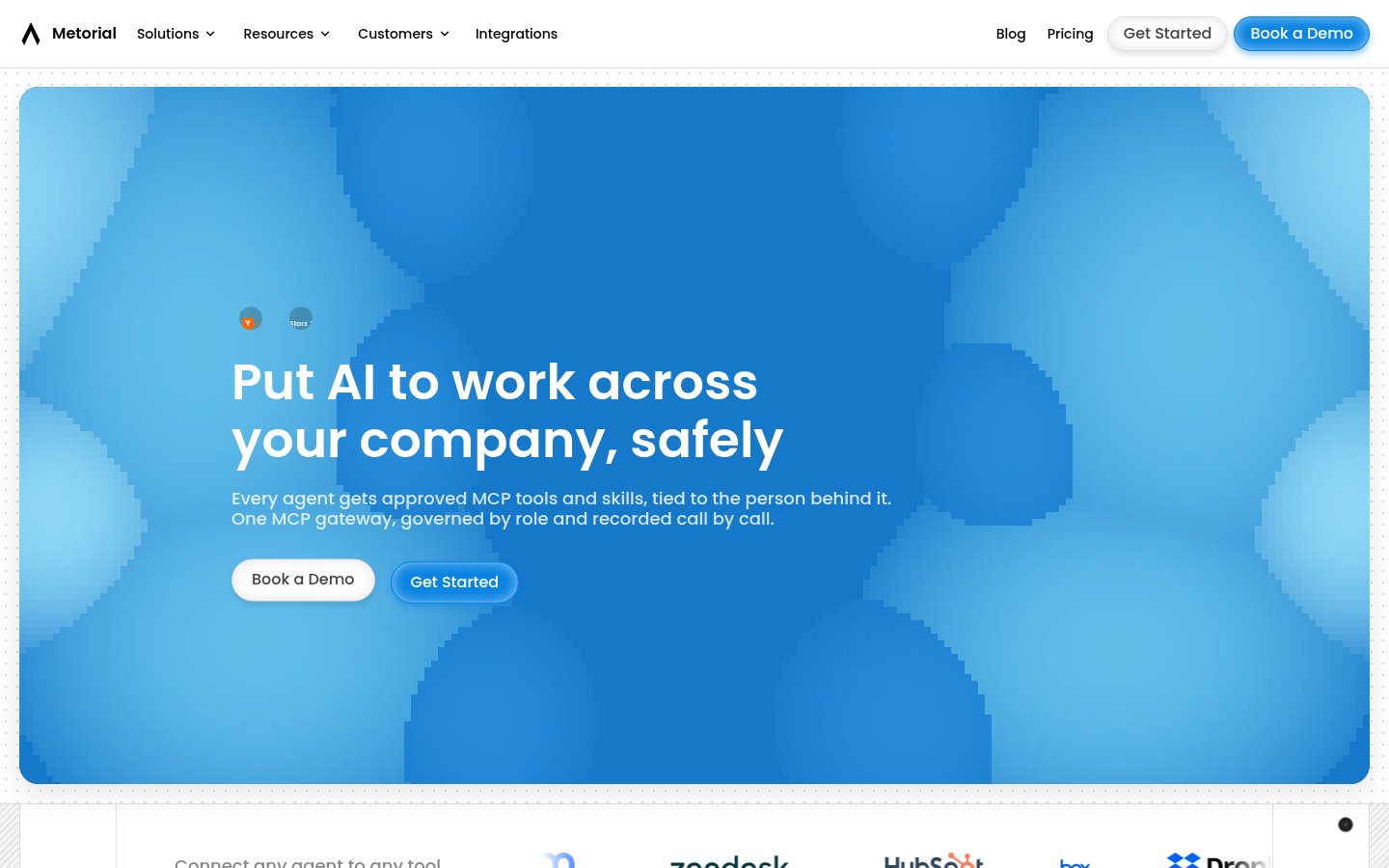 Homepage of the website, as captured