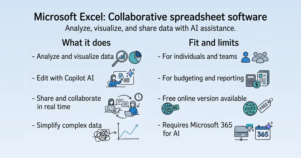 Microsoft Excel at a glance