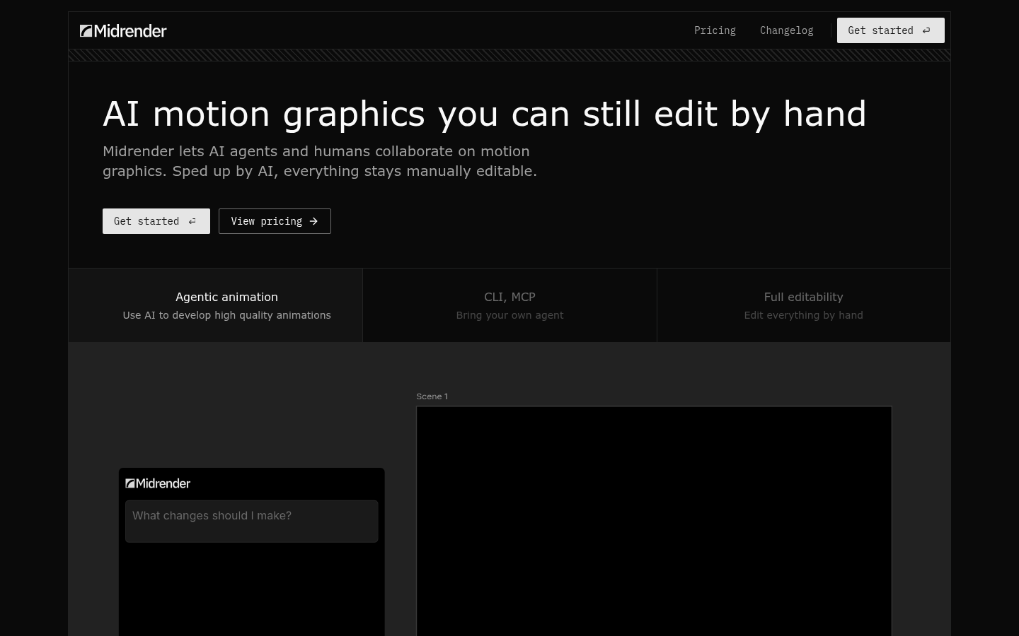 Homepage of the website, as captured
