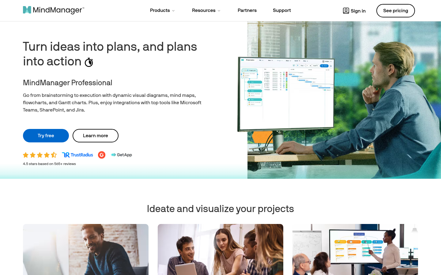 Homepage of the website, as captured