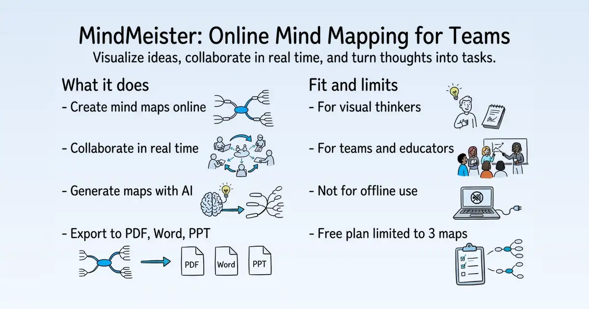 MindMeister at a glance