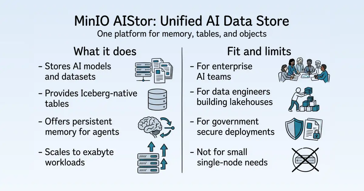 MinIO AIStor at a glance